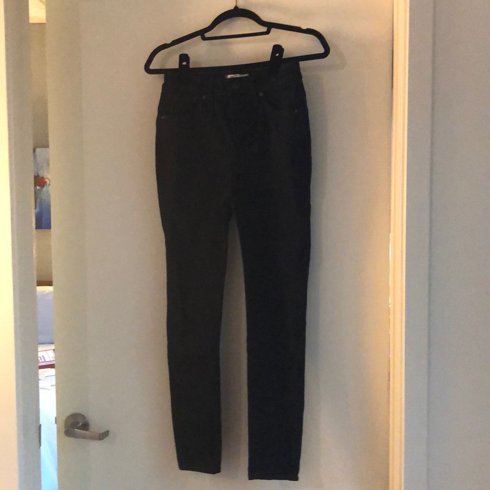 Madewell black skinny jeans